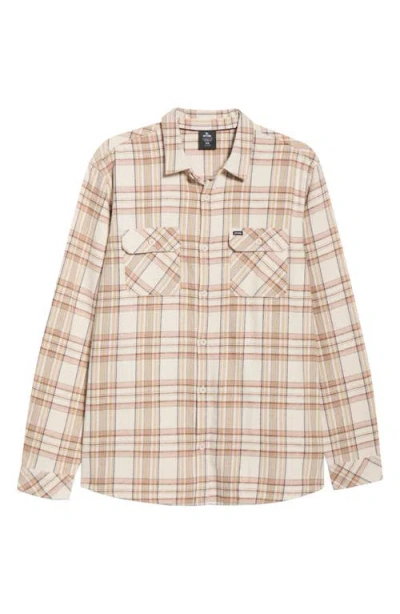 Rip Curl Griffin Plaid Cotton Flannel Button-up Shirt In Multi