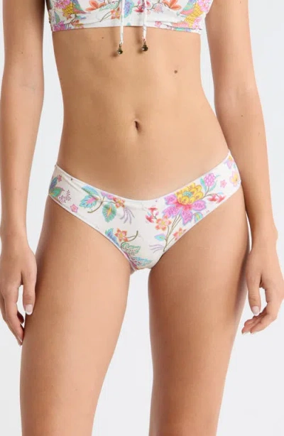 Rip Curl Half Moon Bay Cheeky Bikini Bottoms In Multi