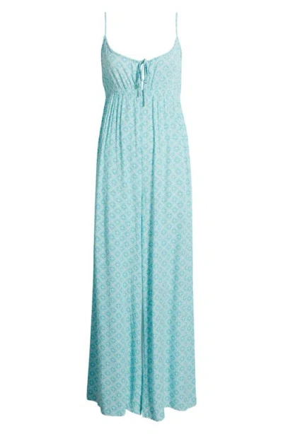 Rip Curl Half Moon Bay Maxi Sundress In Blue