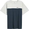Rip Curl Halfa Panel Cotton T-shirt In Gray