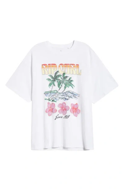 Rip Curl Hayley O Graphic Heritage Tee In White