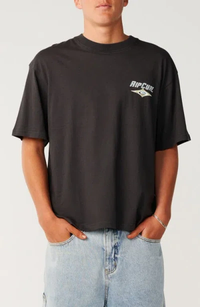 Rip Curl Heritage Icon Oversize Cotton Graphic T-shirt In Multi
