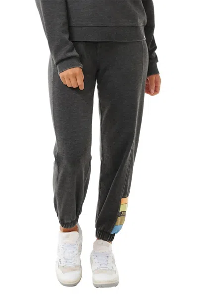 Rip Curl High Tide Track Pants In Washed Black
