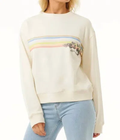 Rip Curl Hoffman Sweatshirt In Bone