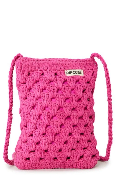 Rip Curl Holiday Crossbody Bag In Hot Pink