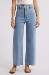 Rip Curl Holiday High Waist Wide Leg Jeans In Blue