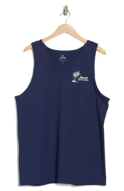 Rip Curl Island Time Tank Top In Navy
