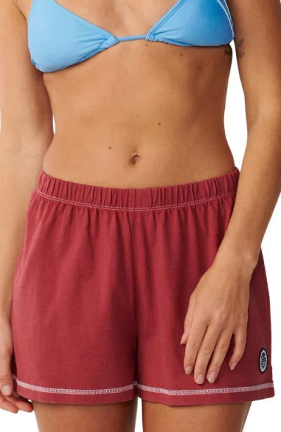 Rip Curl Jersey Shorts In Purple