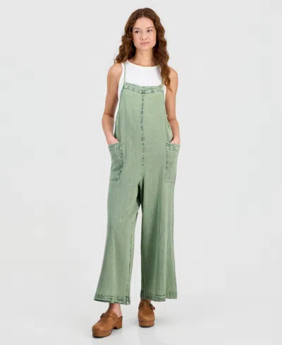 Rip Curl Juniors' Cotton Classic Surf Jumpsuit In Green