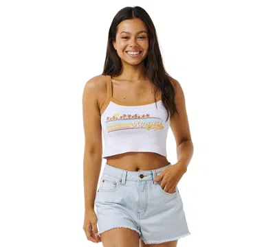 Rip Curl Juniors' Sunset Baby Tank Top In White