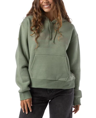 Rip Curl Juniors' Surf Relaxed Fleece Hoodie, Exclusively At Macy's In Olive Marle