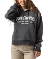 Rip Curl Juniors' Surf Relaxed Fleece Hoodie, Exclusively At Macy's In Washed Black