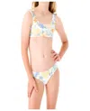 Rip Curl Kid's Always Summer Bikini Set In Yellow Multi In Multi