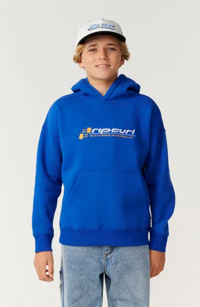 Rip Curl Kids' Archive Graphic Hoodie In Electric Cobalt