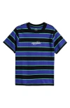 Rip Curl Kids' Archive Stripe T-shirt In Blue