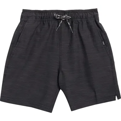 Rip Curl Kids' Board Walk Jackson Volley Swim Trunks In Gray