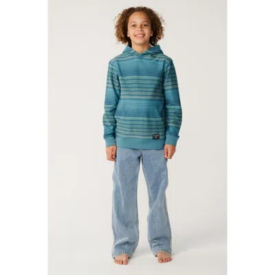Rip Curl Kids' Classic Surf Baja Hoodie In Blue