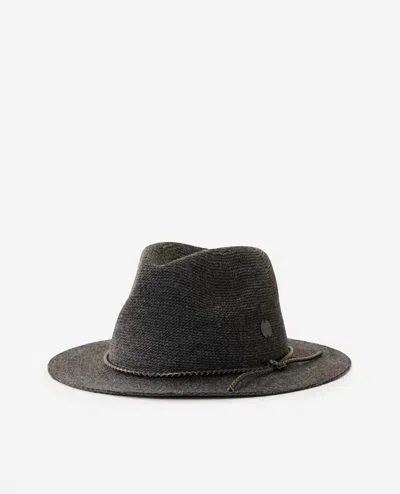 Rip Curl Kids Classic Surf Knit Panama Hat In Charmarle In Black
