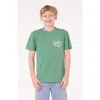 Rip Curl Kids' Dudes Cotton Graphic T-shirt In Green