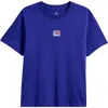 Rip Curl Kids' Evolution Moon Wave Cotton Graphic T-shirt In Wild Berry