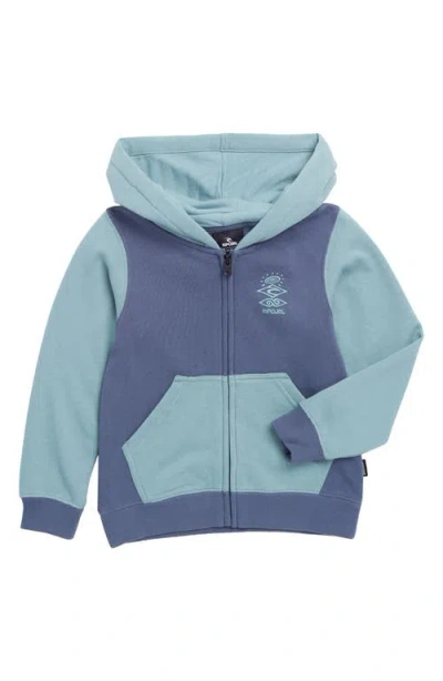 Rip Curl Kids' Grom Energy Hoodie In Blue Lagoon