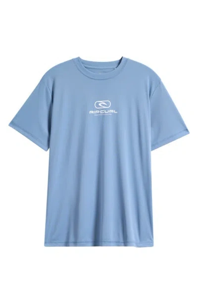Rip Curl Kids' Icons Surflite Upf 50+ Rashguard In Blue