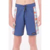 Rip Curl Kids' Island Paradiso Mirage Swim Trunks In Blue