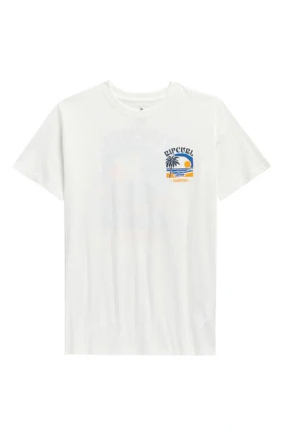 Rip Curl Kids' Matisse Desto Graphic T-shirt In White