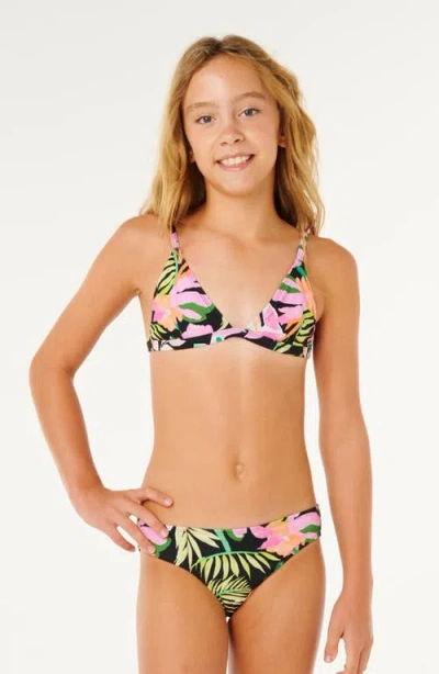 Rip Curl Kids' Molokai Two-piece Swimsuit In Multi