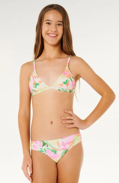 Rip Curl Kids' Molokai Two-piece Swimsuit In Multi