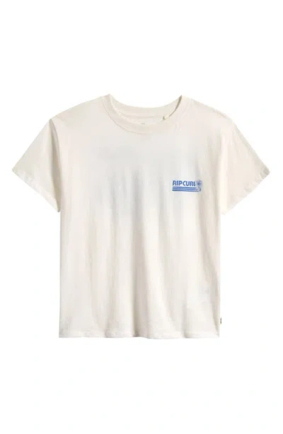 Rip Curl Kids' Ocean Break Graphic T-shirt In Gold