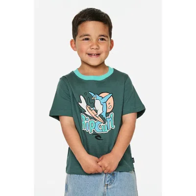 Rip Curl Kids' Paddle Out Graphic T-shirt In Blue