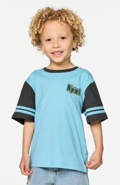Rip Curl Kids' Paddle Out Logo Graphic T-shirt In Blue