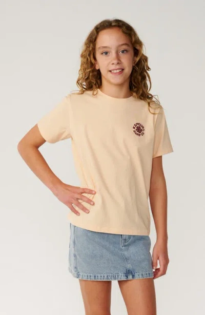 Rip Curl Kids' Party Wave Graphic T-shirt In Neutral