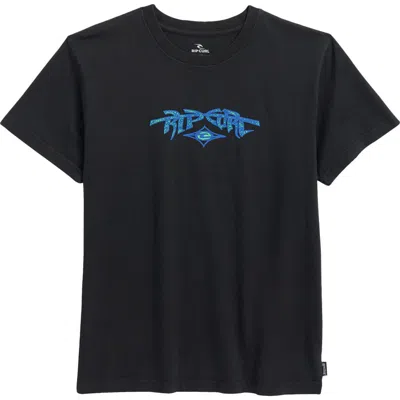 Rip Curl Kids' Raw Energy Gnarly Logo Graphic T-shirt