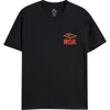 Rip Curl Kids' Santa Psych Graphic T-shirt In Black