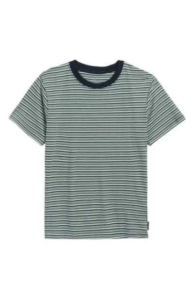 Rip Curl Kids' Schuyler Stripe T-shirt In Blue