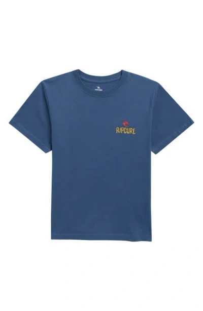 Rip Curl Kids' Shred 'til Dead Graphic T-shirt In Blue