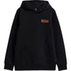 Rip Curl Kids' Shred Till Dead Graphic Hoodie In Black