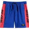 Rip Curl Kids' Sideways Volley Board Shorts In Blue