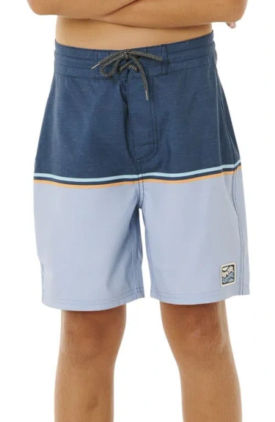 Rip Curl Kids' Streamline Stripe Board Shorts In Blue