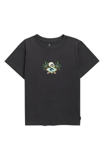 Rip Curl Kids' Sunset Sesh Graphic T-shirt In Black