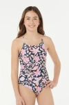 Rip Curl Kids' Sunset Skies One-piece Swimsuit In Multi