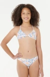 Rip Curl Kids' Sunset Skies Two-piece Swimsuit In Multi