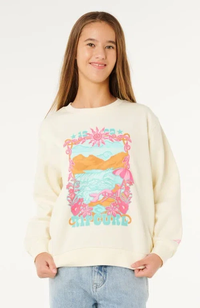 Rip Curl Kids' Sunshine Squad Graphic Sweatshirt In Multi