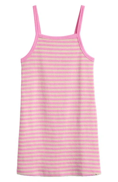 Rip Curl Kids' Sunshine Squad Knit Sundress In Pink