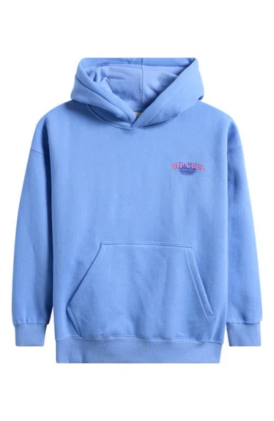 Rip Curl Kids' Sunshine Squad Tour Hoodie In Blue