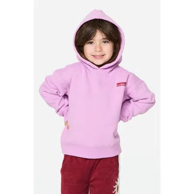 Rip Curl Kids' Surf Graphic Cotton Hoodie In Purple