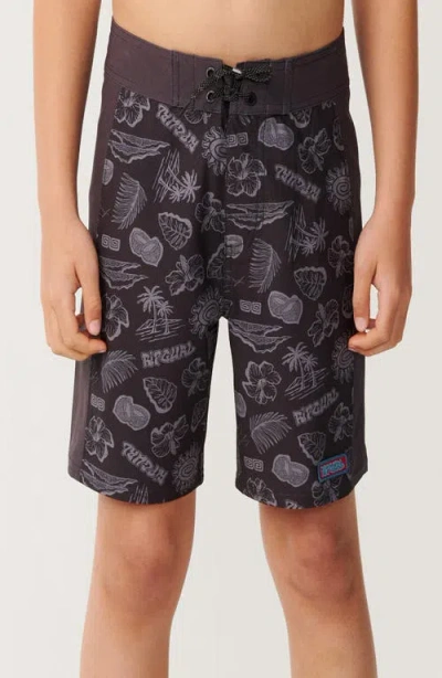 Rip Curl Kids' Surf Shack Elasto Board Shorts In Multi
