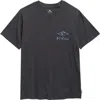 Rip Curl Kids' Tropic Daze Logo Cotton Graphic T-shirt In Black